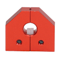 Miniatyrbillede 8 af 8: Filament Svejsesensor Connector 1.75mm Aluminium Legering Tilbehør til 3D Printer Rød