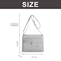 Miniatyrbild 2 av 6: Multificka axelväska crossbody väska för kvinnor resehandväska