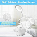 Miniatyrbild 3 av 5: Bärbar Babylampa: Vikbar Design, Dimbar Nattlampa För Säker Och Mjuk Belysning För Barn, USB-Uppladdningsbart Vitt Ljus Perfekt Som Gåva