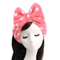 Miniatyrbillede 2 af 8: Damer Mode Sød Blød Fleece Sløjfe Makeup Kosmetik Sh