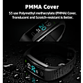 Miniatyrbillede 8 af 8: Nyt Smart Armbånd Fitness Tracker med Blodtryksmåler
