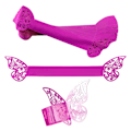 Miniatyrbilde 1 av 8: 100 stk Butterfly Papir Serviettringer Bryllup Fest Serviett Tab