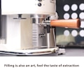 Pikkukuva 8 / 8: Portafilter 51mm 2 Korvaa Pohjaton Kahvikahva Ruostumaton Teräs Delonghi ECO310 F-Tyypille Punainen Happohaara
