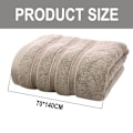 Miniatyrbillede 2 af 5: Bambusfiber 2-delt Oversized Badehåndklæde, Super Blødt Badeværelse