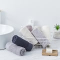 Miniatyrbilde 5 av 5: Håndkle Sett med 3 Håndklær 13.3\" x 29.5\" Farge: Mørk Grå | Ren