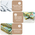 Miniatyrbilde 3 av 5: 1 stk Planleggingshefte med wire-ring, løsblad, ukentlig planlegging, hull for perming, A5