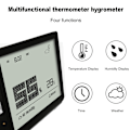 Miniatyrbild 3 av 5: Digital Hygrometer med minimalistisk design, stor LCD-skärm för enkel avläsning från alla avstånd