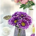 Miniatyrbild 3 av 6: 10 Buketter Konstgjorda Blommor Utomhus UV-Resistenta Falska Blommor
