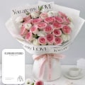 Miniatyrbilde 4 av 5: Brevblomst Innpakningspapir 20 ark Gaveinnpakningspapir Valent