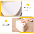 Miniatyrbilde 4 av 8: Triangel Sushi Maker, Hvit Rispaddle For Perfekt Japansk Hjemmelaget DIY Barne Bento, Stort & Lite Non-Stick Overflateformsett, Lett Å Rengjøre Og