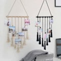 Miniatyrbillede 4 af 8: 40*65cm Væghængt Vævet Gobelin med Kvaster - Boheme Hjem Decor