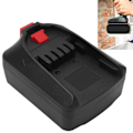 Miniatyrbilde 1 av 8: Litiumbatteriadapter for å konvertere fra WORX 20V Padfoot Green 5-pin til Bosch 18V PBA Power Tool-tilbehør