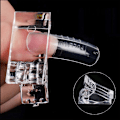 Miniatyrbild 1 av 8: 10 st nagelspetsklämmor för snabb byggande poly UV-byggare assistentverktyg DIY manikyrverktyg plastfingerförlängningsklämmset
