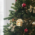 Miniatyrbillede 5 af 5: 1 stk træ dekorativ vægophæng julepynt træ