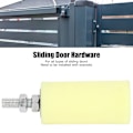 Miniatyrbilde 7 av 8: Skyvedørsguidepost-rull, hard nylon, tungt utstyr, rullende dørguide, støtteanordning, 100 mm