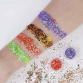 Miniatyrbild 3 av 8: 24 färgpigment nagelpulver, färgglatt iriserande glitter Ultrafint självlysande pärlemorskimrande Högglans halopulver, naglarpigment damm 3D DIY Nail Art
