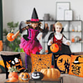 Miniatyrbild 6 av 8: Dekorativa Halloween Kuddfodral för Soffa Säng, Klassiska Halloween Mönster Linne Material, Bred Användning Dekor för Inomhus Utomhus, Bekväma