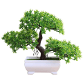 Miniatyrbillede 2 af 7: Den Nyeste Begrønning Kiefer Bonsai Simulation Kunstig Potteplante