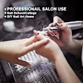 Miniatyrbild 5 av 9: 100 st professionella slipband för nagelvård 180 grit fil slipbit set för nagelborrmaskiner