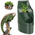 Miniatyrbild 1 av 5: Reptil Chameleon Bistro Dricker Dripper med matningstång och skrubbtång för amfibier, insekter, ödlor, sköldpaddor, ormar, spindlar, grodor,