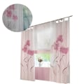 Miniatyrbillede 3 af 7: SIMPVALE 2 stk Gardinpanel Gardin Print Blomster Forhæng til