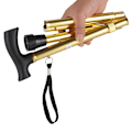 Miniatyrbillede 3 af 5: Foldbar Vandrestav Justerbar Vandring Vandrestokke Aluminium Teleskopisk Stok