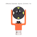 Miniatyrbild 6 av 8: Mini Prismasystem Kit Reflektor Tjock Kopparbelagd för Totalstation med S-krokfäste för Teknisk Undersökning