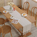 Miniatyrbild 5 av 6: Bordslöpare Bordslöpare Boho Bordslöpare Linne bordsbyxor