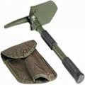 Miniatyrbild 1 av 5: Bärbar Taktisk Spade, 3-vägs Vikbar Design Högkolstål Multifunktionellt Verktyg Lättviktigt Överlevnadskit För Camping, Vandring,