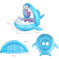 Miniatyrbild 2 av 5: Snabbt Absorberande Pool Float med Justerbart Säkerhetssäte för Småbarn, Ultra Baby Spring Float med Solskyddstak och Halkfri Yta, Polyester