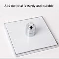 Miniatyrbilde 3 av 5: LED Dusjhode, 8 tommer Flis Temperaturkontroll, 3 Fargeskiftende ABS Krom Overflate, 12 stk LED Dusjhode for Bad