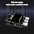 Miniatyrbillede 7 af 8: 2.0 Stereo Bluetooth Forstærkerkort Digital HIFI Forstærkermodul Høj Lav Frekvensjustering 50W+50W