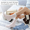 Miniatyrbild 6 av 8: Vinter Varma Sockor Mjuka Plysch Sockor Stickade Sockor Tjocka Sängsockor Höga Sockor Vinter Varma Sockor Elastiska Jul