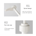 Miniatyrbilde 3 av 5: 1600ml Enkle Trykkpumpeflasker Tomme Sirup Ketchup Sauser Krydderbeholdere Klemflaske