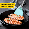 Miniatyrbillede 5 af 5: Rustfrit stål håndtag silikone køkkenudstyr non-stick madlavning