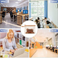 Miniatyrbillede 5 af 5: Lynlåspose Filmappe Vandafvisende mappe Skolekontorartikler