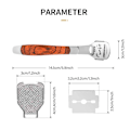 Miniatyrbillede 5 af 8: Pedikyr Callus Razor Fodfil Pleje Callus Remover Hård Hud Ra