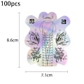 Miniatyrbild 2 av 5: Superstark nagelform Smal nagelform Butterfly C Curve Nail Shape för Akryl UV Gel Nail Extension Nail Art Shape Sticker Guide