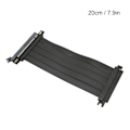 Miniatyrbillede 6 af 8: PCIE 4.0 X16 Forlænger Højre Vinkel 128Gbps Anti-Interference Plug and Play GPU Udvidelseskabel til Grafikkort 7.9in