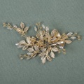 Miniatyrbild 7 av 8: Hårprydnad i form av blommor, handgjord, i legering, för bröllop