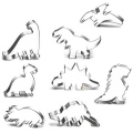 Miniatyrbild 2 av 8: Dinosaurie-kakform, fondant-kakform för barn att baka