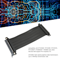 Miniatyrbillede 8 af 8: PCIE 4.0 X16 Forlænger Højre Vinkel 128Gbps Anti-Interference Plug and Play GPU Udvidelseskabel til Grafikkort 7.9in