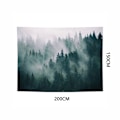 Miniatyrbild 2 av 5: Tapet Skog Grön, Dimmig Väggduk Skog för Sovrum, Tapet Väggdukar Landskap, Vägg Hängande Skog, Duk för Vägg i Hem Vardagsrum
