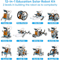Miniatyrbild 2 av 6: STEM Pedagogisk Leksak, Solcellsdrivna Robotar För Barn, DIY Vetenskapskit, Pedagogisk Gåva, Robotset, Lärande Genom Lek, Giftfria ABS-Material
