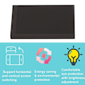 Miniatyrbild 7 av 8: PC CPU-dataskärm 3,5 tum IPS USB Mini-skärm tydlig datamultifunktions Mini ITX PC-fodral Moniror för PC-chassi