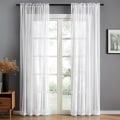 Miniatyrbild 3 av 7: Voile gardin transparent gardin av voile enfärgad stång