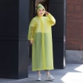 Miniatyrbilde 5 av 6: 2-pak Regnjakke, Bærbar EVA Regnjakke Poncho Vanntett