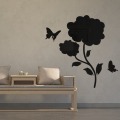 Pikkukuva 3 / 5: 3D kolmiulotteiset kristalliseinätarra DIY peilikalvot flo