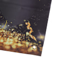 Miniatyrbillede 3 af 8: Glad 18 års fødselsdag Baggrundsort Guld 180x99cm Genanvendelig Glad Fødselsdag Dekorationer med 4 Øjer