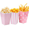 Pikkukuva 4 / 8: Diealles Popcorn-laatikot, 36 kpl pakkaus, Popcorn-pussit, Makeiskotelot, Säilytysaskiat Juhlatarjoiluille, Makeisille, Popcornille ja Lahjoille - Vaaleanpunainen